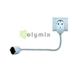  GAO-DWI Fldelt leng hosszabbt ,Powersplit 3x1,5mm2, 3m, fehr, max.3500W