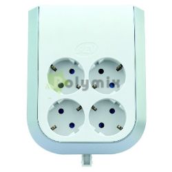  GAO-DWI MultiPower 4-es fldelt eloszt adapter, fehr