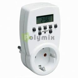  GAO-DWI Idkapcsol, digitlis, heti, max. 140 program/ht, IP20, max. 1800W, fehr