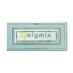  GAO-DWI Cseng nyomgomb, feliratozhat,  12V, 1.5A, ezst