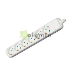  GAO Eloszt 6-os vezetkezhet, falra rgzthet, 230V 50Hz 16A IP20