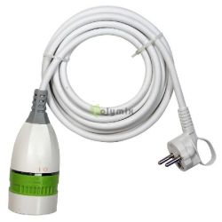  GAO Fldelt leng hosszabbt 5m-es H05VV-F 3x1,5mm2,  forg kapcsolval, 230V 50Hz