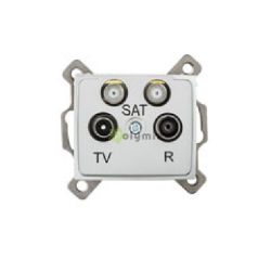  Kanlux DOMO antenna csatlakoz aljzat ezst