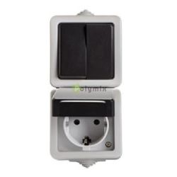  Kanlux TEKNO ktplus kapcsol+dugalj, fggleges IP54
