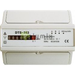  GAO 3 plus elektromechanikus almr 3x230/400V, 3x45(100)A, 800imp/kWh, szrke