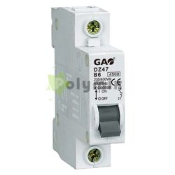 GAO-DWI kismegszakt DZ47 1P 10A C