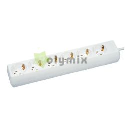  GAO eloszt 6 foglalatos 1,4m-es eloszt 3x1mm
