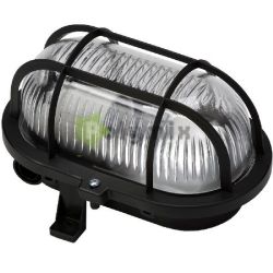  GAO-DWI Manyagrcsos ovlis hajlmpa E27, max. 60W, fekete, 230V, IP44