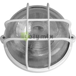  GAO-DWI Manyagrcsos kerek hajlmpa E27 max. 100W, fehr, 230V, IP44