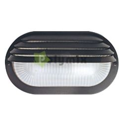  GAO-DWI Manyag ovlis lmpa fl rccsal E27, max. 60W, fekete, IP44
