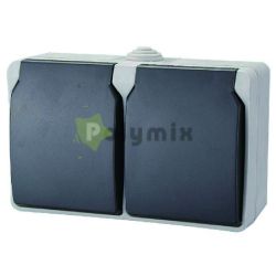  GAO AQUATOP fk. 2 frhelyes dugalj, vzszintes IP54 szrke