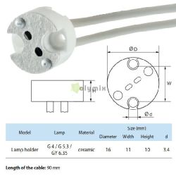  ELMARK foglalat G4 - GY6,35