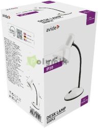  Avide Basic Asztali Lmpa Simple Fehr + LED fnyforrs