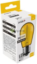  Avide Dekor LED fnyforrs G45 1W E27 Srga