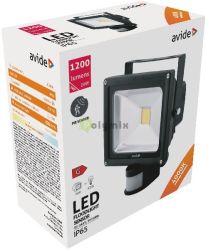  Avide LED Reflektor 20W NW 4000K Mozgsrzkels PIR