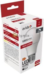 Avide LED Globe Fnyerszablyzs A60 11W E27 WW 3000K