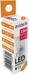  Avide LED 2.5W G9 NW 4000K