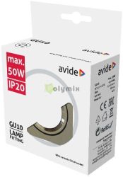  Avide GU10 Keret Kerek Alu