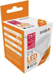  Avide LED Spot Alu+plastic 4W GU10 NW 4000K