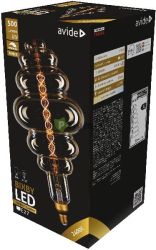  Avide LED Jumbo Filament Bixby 200x410mm Amber 8W E27 2400K Dimmable