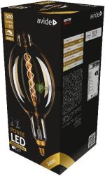  Avide LED Jumbo Filament Ponte 180x385mm Amber 8W E27 2400K Dimmable