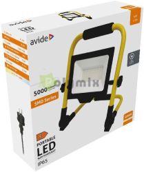  Avide LED Reflektor Slim SMD 50W llvnyos 1.5m NW 4000K
