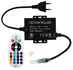  Avide LED Szalag 220V RGB RF Tvirnyt s Vezrl max. 100m LED-szalaghoz