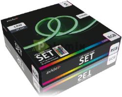  Avide LED Neon Szalag RGB 12V tvirnytval 5m - DE