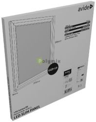  Avide LED Panel 60x60cm 29W WW 3000K 120lm/W UGR+IP44 Industrial Range