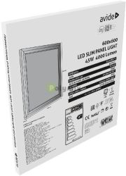  Avide LED Slim Panel 600x600x12mm 45W NW 4000K