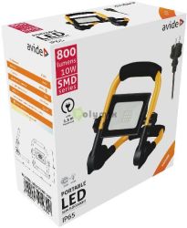  Avide LED Reflektor Slim SMD 10W llvnyos 1.5m NW 4000K