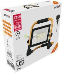  Avide LED Reflektor Slim SMD 50W llvnyos 1.5m NW 4000K