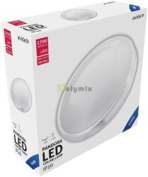  Avide LED Mennyezeti Lmpa Pandora (Alu) 18W 330*100mm CW 6400K