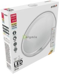  Avide LED Mennyezeti Lmpa Pandora-CCT ALU 48W 24+24 tvirnytval