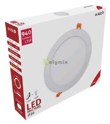  Avide LED Bepthet Kerek Mennyezeti Lmpa ALU 12W WW 3000K
