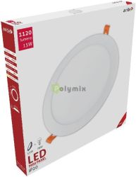  Avide LED Bepthet Kerek Mennyezeti Lmpa ALU 15W WW 3000K