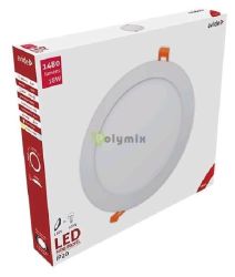  Avide LED Bepthet Kerek Mennyezeti Lmpa ALU 18W WW 3000K