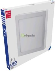  Avide LED Falra Szerelhet Ngyzetes Mennyezeti Lmpa ALU 24W CW 6400K