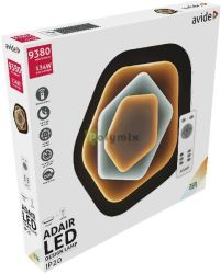  Avide Design Mennyezeti Lmpa Adair 134W(67+67) RF Tvirnytval