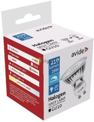  Avide 28W-GU10 halogn izz 2700K