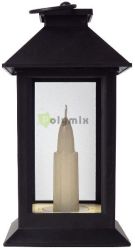 Entac LED Gyertys Lmpa Fekete 17cm