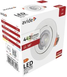  Avide LED Bepthet Spot 38 Kerek 5W WW 3000K