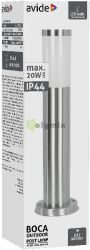 Avide kltri ll lmpa Boca 1xE27 450mm IP44 Szatn Nikkel
