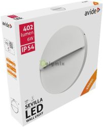  Avide kltri lpcs lmpa Sevilla LED 6W NW IP54 16cm