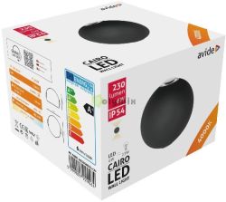  Avide kltri fali lmpa Cairo 2 irny LED 6W NW IP54