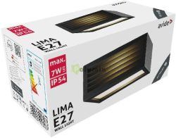  Avide kltri fali lmpa Lima 1xE27 IP54