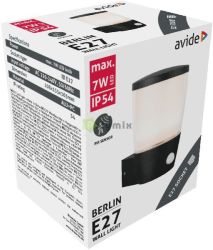 Avide kltri fali lmpa Berlin 1xE27 mozgsrzkelvel IP54