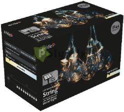  Avide Kltri Szolr Fzr 5m, tltsz Kbel, 10 Globe, WW IP44