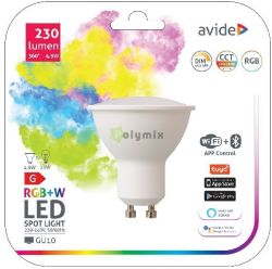  Avide Smart LED GU10 4.9W RGB+W WIFI + BLE APP Control