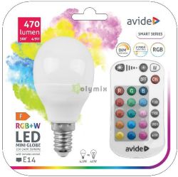  Avide Smart LED Mini Globe 4.9W RGB+W 2700K IR Tvirnytval